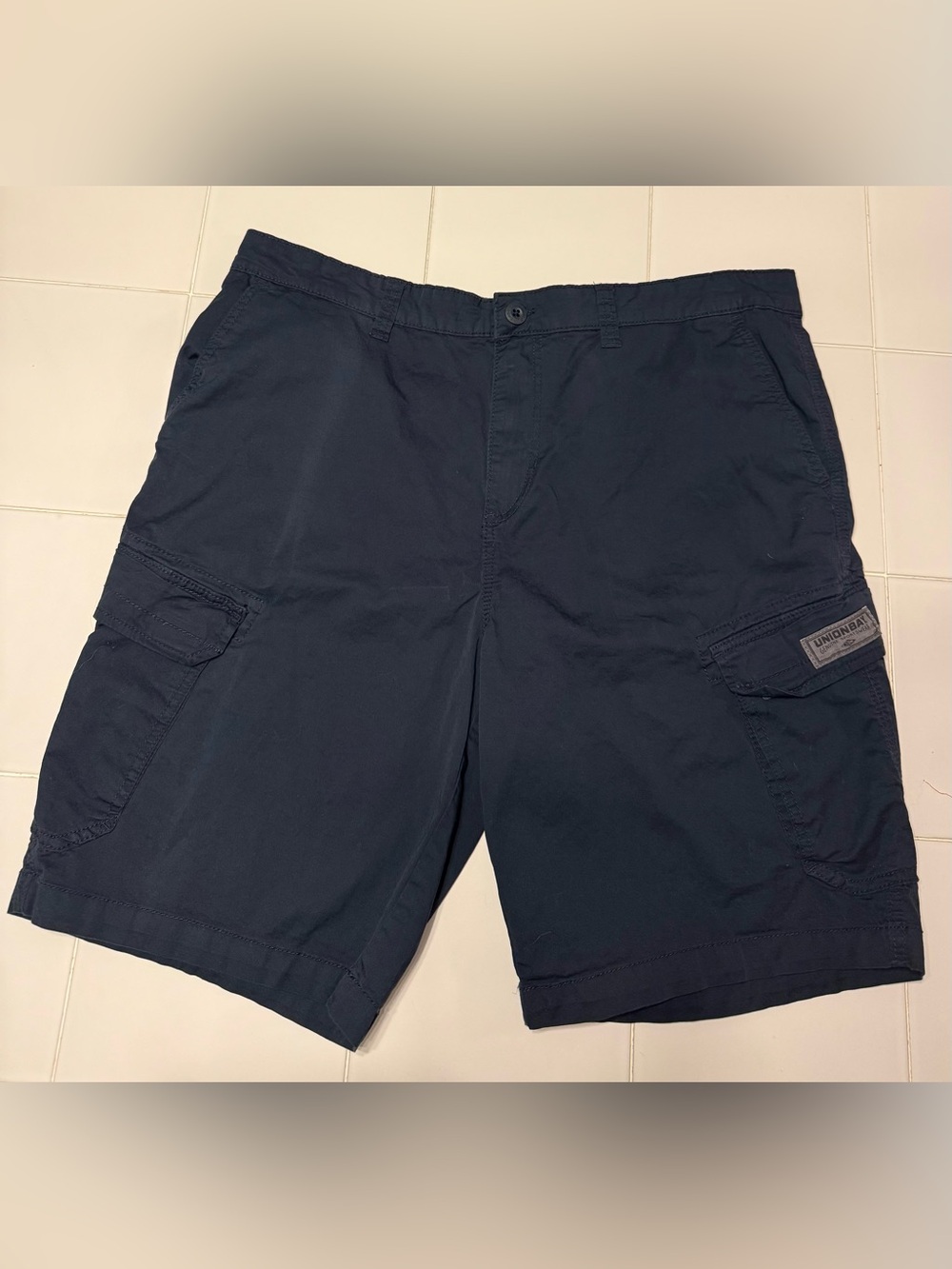 UNIONBAY Men's Dark Navy Cargo Shorts